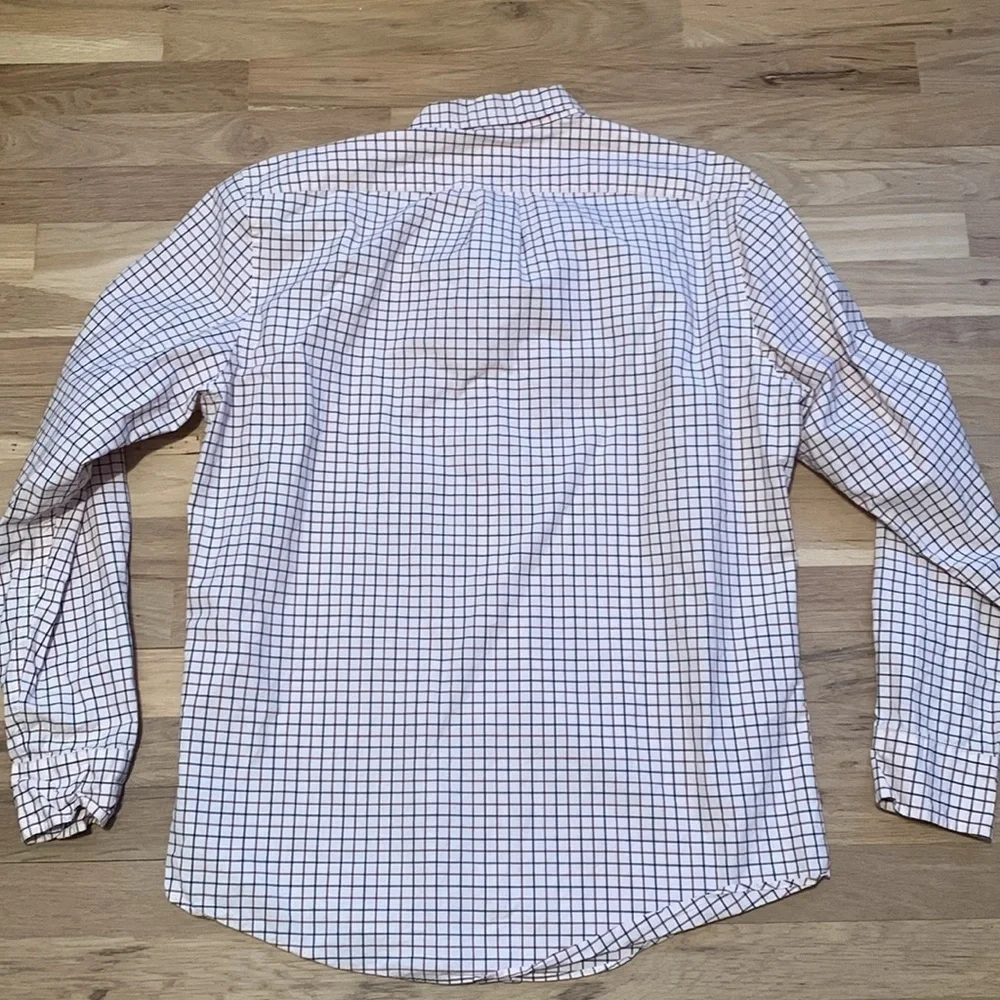 J Crew Classic Secret Wash Button Down Collared Checkered Shirt Men’s M
